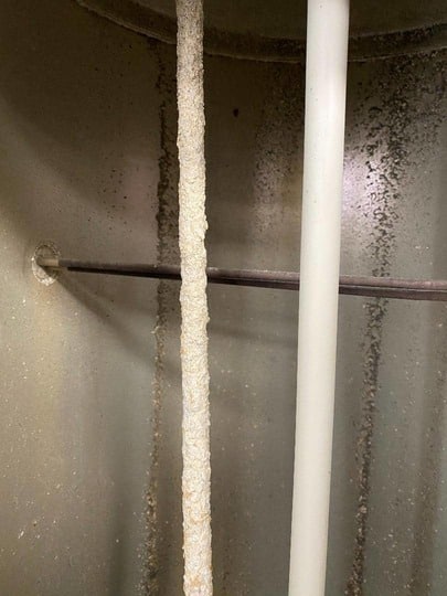 Anode rod can go bad and needs to be changed out in a water heater.