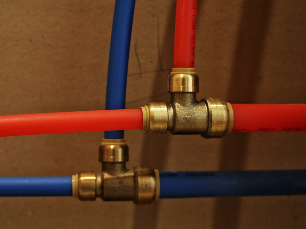 Easy PEX pipe connections