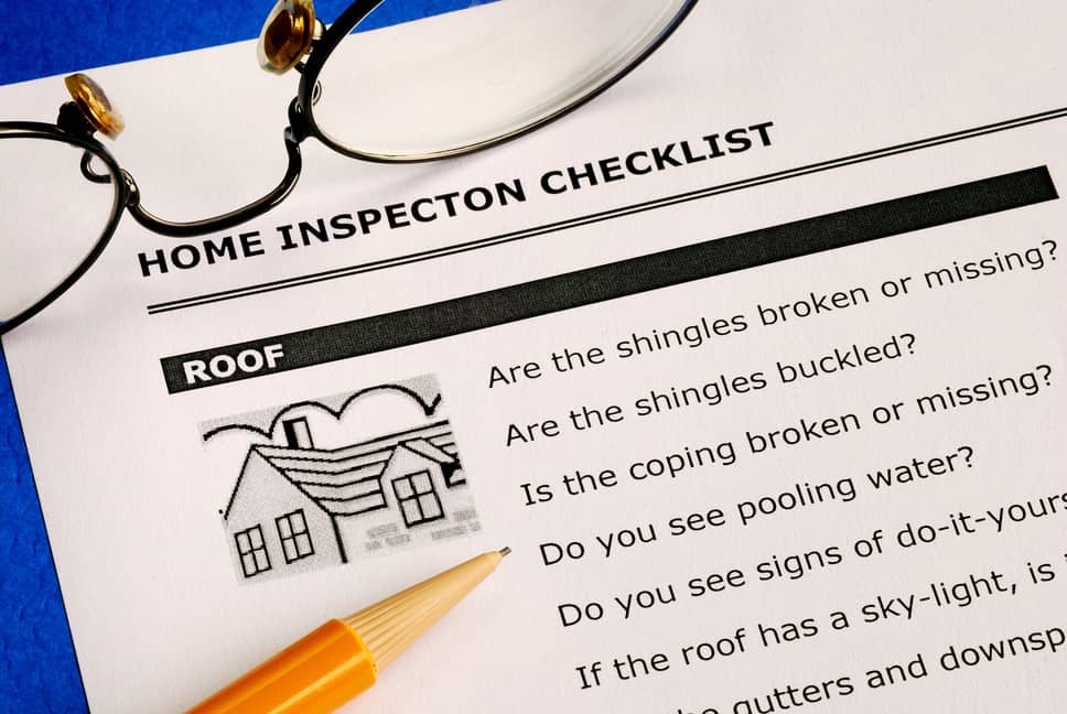 Home Inspection checklist.