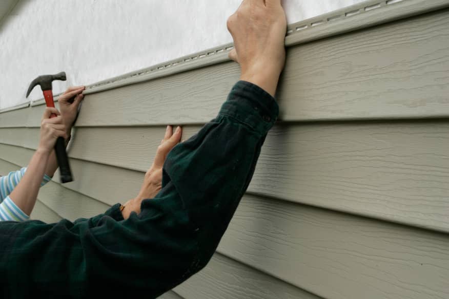 Installing new vinyl siding can be done by a professional or homeowner as needed. 