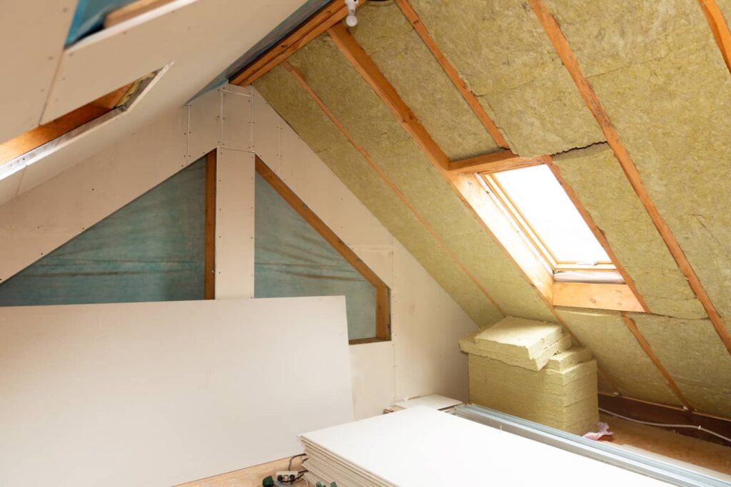 Attic spaces come in many shapes and sizes. 