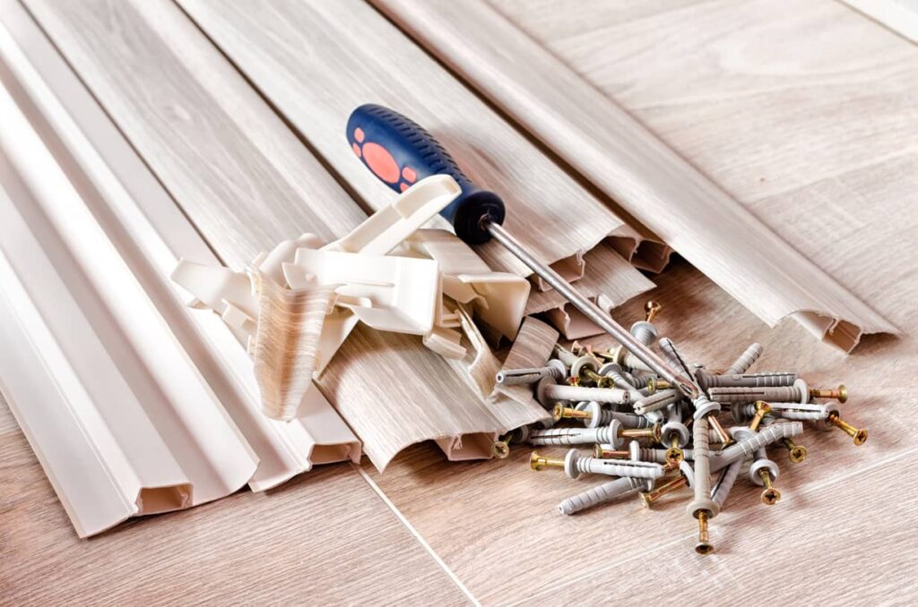 The nail size that you use for baseboards can impact the finished result greatly.