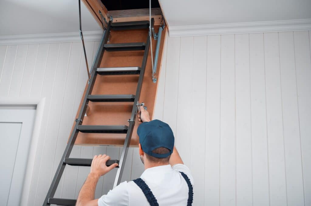 Maintenance post-install for attic ladders