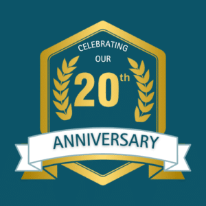 20th Anniversary Badge