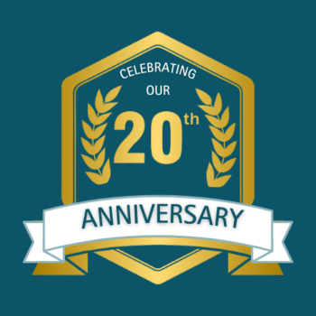 20th Anniversary Badge