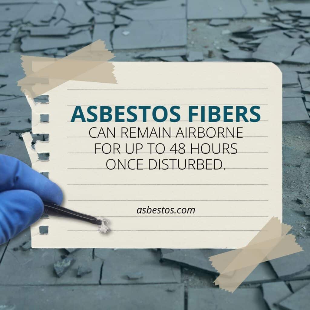 asbestos fiber stat