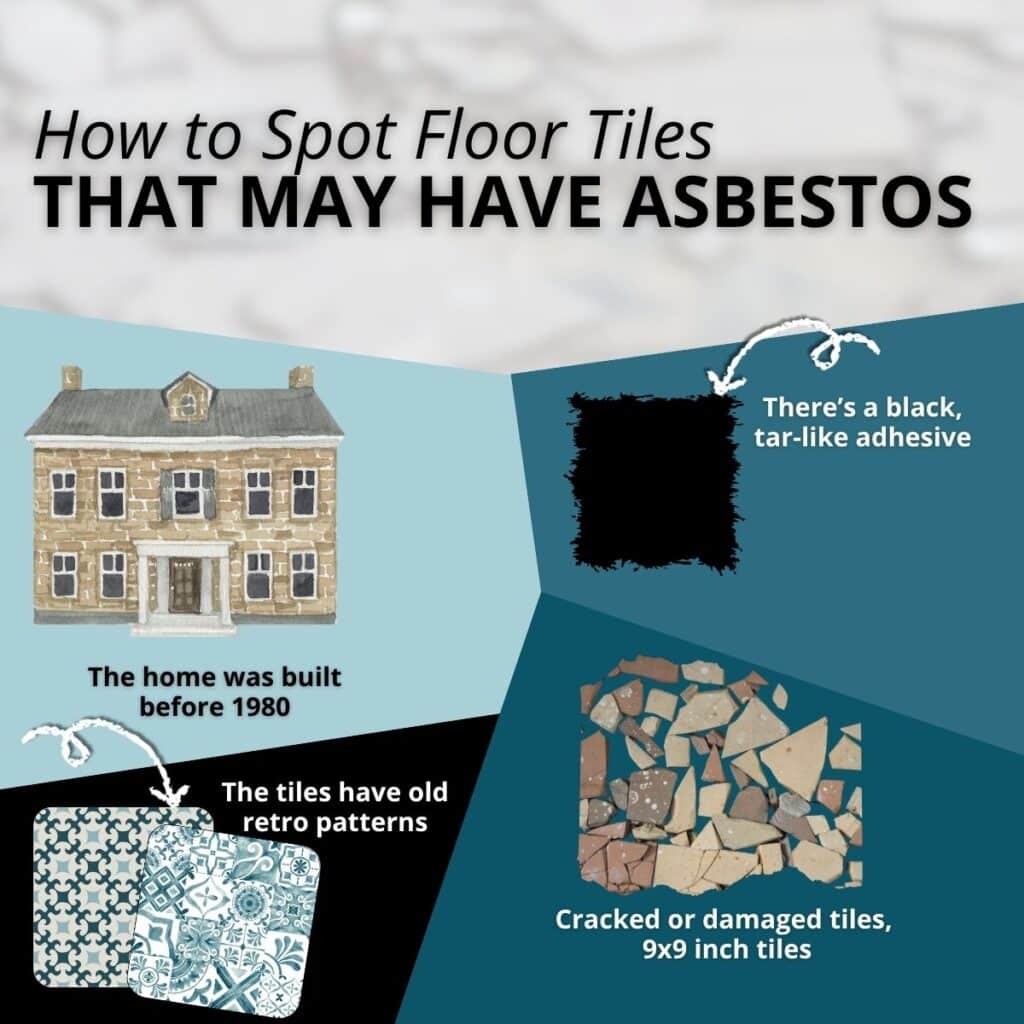 how to tell if floor tile has asbestos in it