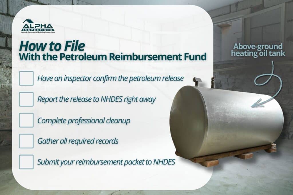 step by step filing with petroleum reimbursement fund